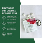Grab Green Naturally-Derived, Mineral-Based Disposal Cleaner & Freshener Pods, Red Pear with Magnolia, 12 Pods (4-Pack)