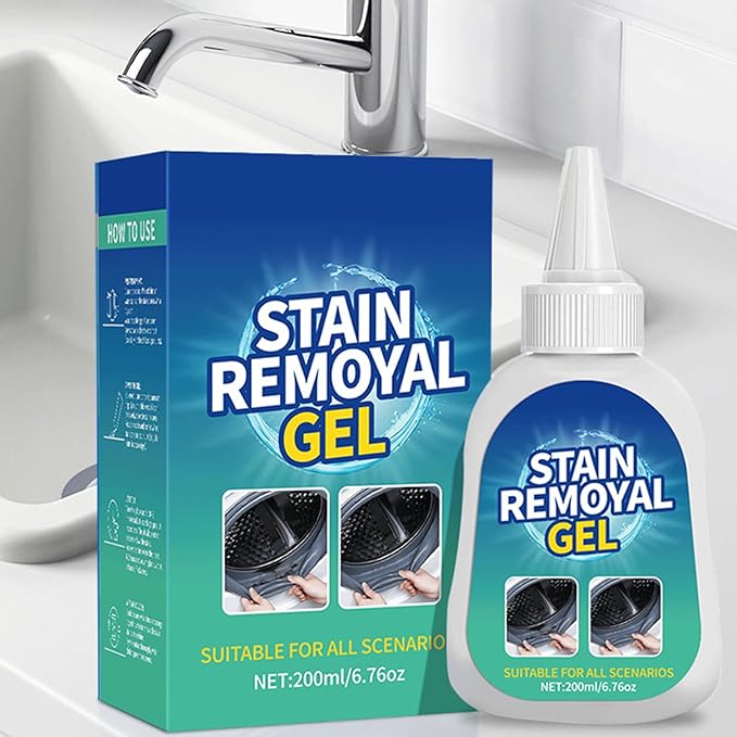 Multi-purpose Stain Remover Gel, Front-Loading Washing Machine Stain Remover, Suitable for Washing Machine Gasket Rubber Seal, Household Stain Remover Gel (1)