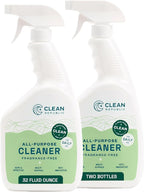 Clean Republic All-Purpose Cleaner, Daily Use Cleaning Spray for Kitchens, Bathrooms, and More, 32 Fluid Ounce Bottle, 2-Pack