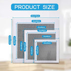 Drywall Repair Patch 6 Inch 6 Pack, Safe Mend Wall Repair Self Adhesive Fiberglass Wall Repair Patch Kit, Aluminum Metal Sheetrock Ceiling Dry Wall Patch (6"x 6")