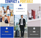 Steamer for Clothes 1350W, Clothes Steamer for Home, Office, Travel, Upgraded 400ML Large Capacity Water Tank, Wrinkle Remover