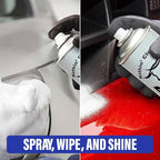 VizABull Glass Cleaner Foam Spray, Streak-Free for Car Windshield, Mirror, Window Cleaning - Heavy Duty for Auto Exterior - Ammonia-Free, No Drip, Quick Dry - 19 Fl Oz, 1 Can