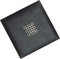 Lid for Stackable Jewelry Tray - Mirror on The Bottom - Modern Handle - Cover Compatible with Other Glenor Stacking Trays - Black