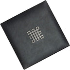 Lid for Stackable Jewelry Tray - Mirror on The Bottom - Modern Handle - Cover Compatible with Other Glenor Stacking Trays - Black