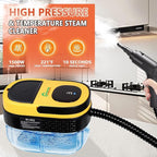 Handheld Steam Cleaner, 10s Fast Heating Steamer for Cleaning, 1.6L Water Tank, 3 Levels Adjustable Handle, 11-in-1 Steam Cleaner for Home, Kitchen, Dirt, Grease, Grout, Tile, Floor, Couch and Car