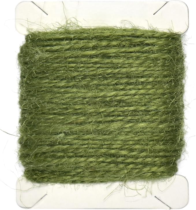 Jute Twine 15m Long Twine String for Crafts Gift Wrapping Packing Gardening Crochet Knitting Macrame Decor (Dark Pine Green)