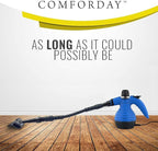 Comforday Handheld Pressurized Steam Cleaner - Multi-Purpose Steamer with 9-Piece Accessories Steam Cleaning Machine for Stain Removal, Curtains, Car Seats, Floor, Window (Blue)