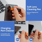 Phone Cleaning Kit for iPhone Cleaner,12 in 1 Port Cleaner Repair & Restore Tool for AirPod iPhone 16 15 14 Pro Max iPad Samsung etc,Phone Cleaning kit for Lightning and USB C Charging Port, Cables