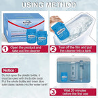 KIISIISO Toilet Bowl Cleaners-9 Bottles, Blue Toilet Bowl Cleaner Tablets in Bottles with Sustained-Release Technology, Upgraded Automatic Cleaning Solution Prevent Stain Build Up, 63.5 oz