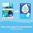Tru Earth Eco-friendly, Biodegradable, Zero Waste, Cruelty-Free Laundry Detergent Sheets/Eco-Strips for Sensitive Skin, 32 Count (Up to 64 Loads), Fresh Linen Scent