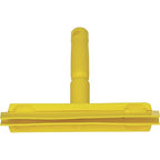 Vikan 77116 Squeegee,Ultra Hygiene,Dbl Blade,Hand,10",Yellow