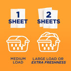 ARM & HAMMER Fabric Softener Sheets, 100 sheets, Purifying Waters