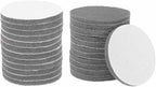 HARFINGTON 24pcs Scrubber Scouring Pads 800 Grits 5 Inch Drill Power Brush Hoop and Loop Surface Conditioning Disc Drill Scuffing Disc Scrub Pads for Home Kitchen Cleaning, Gray