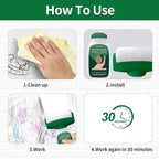 Large Roller Brush Wall Repair Tool,Wall Repair Kit,Wall Roller Paint BrushSuitable for Repairing The Wall with Latex Paint,Repair Graffiti, Stains, and Footprints on The Wall(1000g,White)