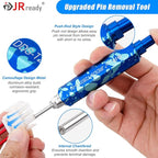 JRready ST6557 MLX 13.5A Connector Kit Crimper Pin Extraction Tool 2 3 6 Pin Power Connectors Male Female 14-20AWG Crimp Terminals Automotive Electrical Molex .084” Wire Connectors 6.35mm Pitch