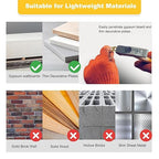 Self-Drilling Wall Anchor Screws Set, 400 Pieces, 4 Sizes, No-Drill Installation Kit with Zinc Plated Steel Dry Wall Screws no Drilling Required, Easy to Install (100)