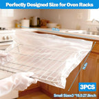 XANGNIER 3 Pack No Scrub Oven Rack Cleaning Bags with Side Zipper Opening,27.8 * 19.5 in,No Cleaner Included, Reusable Leakproof Soaking Cleaner Bags for Removable Metal Rack,BBQ Grills,Grill Grate