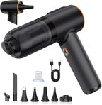 Car Vacuum Cleaner, 20000Pa Suction Power Handheld Vacuum Cleaner, 4-in-1 Portable Car Vacuum with 2 Suction Modes, Cordless Mini Vacuum with Type-C Charge for Car, Home, Office Desk, Keyboards