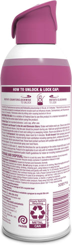 Lysol Air Sanitizer Spray with Odor Eliminator for Home & Office, Sanitizing Spray, Air Freshener Alternative, Sunkissed Petals Scent, 10 oz (Pack of 3)
