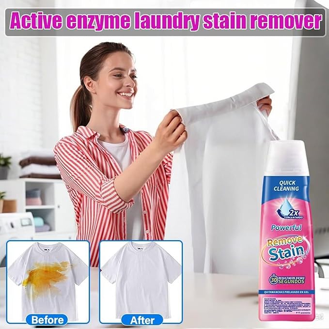Household Stain Remover Gel, 200ml Nano Stains Remover Quick Cleaning Gel, Laundry Stain, Heavy Duty Quick Cleaning Gels for Clothes