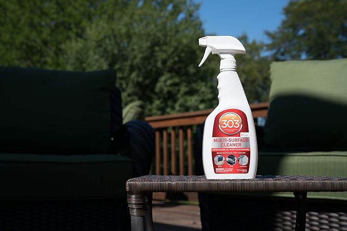 303 Products Multi-Surface Cleaner - Safely Cleans All Water Safe Surfaces - Ultimate Cleaning Power - Rinses Residue Free - Recommended By Sunbrella, 32 fl. oz. (30207)