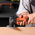 VEVOR Cordless Oscillating Tool, 20V Multitool Oscillating Tool with 6 Variable Speeds 8500-17000 OPM, 3.2° Oscillating Angle, 8PCS Saw Accessories & LED Work Light (Battery Pack Not Included)