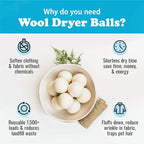 Smart Sheep 3-Pack - XL Premium Natural Wool Dryer Balls - Award-Winning - Replaces Dryer Sheets - Laundry Balls (Black Marching Penguins)