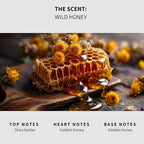 Lapew Wild Honey Scented Mop Soap - Luxury Floor Cleaner Concentrate for Mopping Tile, Laminate, Vinyl & Hardwood | Streak-Free, Low-Foam | 36 oz