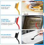 14Pcs Crevice Cleaning Brush Set, V Shape Grout Cleaner Brush for Deep Cleaning Gap, Hard Bristle Scrub Brushes Tools, Cleaning Supplies for Household Use, Bathroom, Kitchen, Toilet, Window