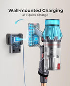 Cordless Vacuum Cleaner 580W/48Kpa, Stick Vacuum Cleaners 65 Mins Max Runtime with Charging Dock, Self-Standing Handheld Vacuum with Touch Display, 6-in-1 Vacuum Cleaner for Carpet/Hard Floor/Pet Hair