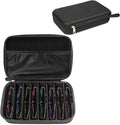 Bukere Travel Sunglasses Organizer Case Adjustable Slot For Multiple Eyeglasses Hard-shell Portable Storage Box for Men Women