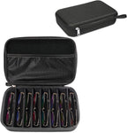 Bukere Travel Sunglasses Organizer Case Adjustable Slot For Multiple Eyeglasses Hard-shell Portable Storage Box for Men Women