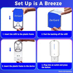 Flying Insect Trap, ZerGard Indoor Plug in Bug Catcher with UV Light (1 Device+6 Refills) Captures Mosquito Gnat Moth Fruit Flies for Kitchen, Living Room, Bedroom,ZM001