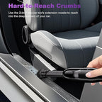 Mini Vacuum Cleaner, 0.86 Lb Ultra-Lightweight Vacuum for Car Portable, Handheld Vacuum Cordless Rechargeable Cleaner with Low Noise Blower, Washable HEPA Filter, Seen on TV - USB Car Charging