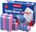 Automatic Toilet Bowl Cleaner Tablets,30 Pack Toilet Blue Tablets For Tank Long Lasting,Two-tone In Tank Cleaner Tabs,Bathroom Cleaner (30, BLUE&GREEN)