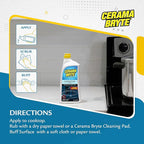 Cerama Bryte Removes Tough Stains Cooktop and Stove Top Cleaner for Glass - Ceramic Surfaces, 6-28 oz