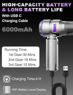 Handheld Car Vacuum Portable Cordless, 15000Pa High Power Handheld Vacuum with Brushless Motor, 4 in 1 Vacuum Cleaner Air Duster for Car Home Office Pet Hair Keyboard