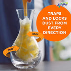 Swiffer Duster Heavy Duty 3 ft Extendable Handle Starter Kit with 3 Refills,(Pack of 6)
