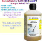 RM519 Sofa, Bed Sheet, Curtain, Fabric, 1L Carpet Cleaner. Compatible With Kärcher Puzzi 8/1, 10/1 SE BRC Series. All Upright And Compact Deep Carpet Cleaners(2 PCS)