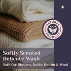 LAVONS Nontoxic Fabric Softeners Liquid, Fabric Conditioner with Organic Extracts, Natural Laundry Softener from Japan, Plant Based FABRIC Softener Sensitive Skin 16.9 Fl Oz to the Moon NOCTURNAL BLUE