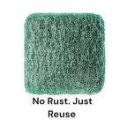 70-Pack Green Stainless Steel Soap Pads | Bulk Reusable Steel Wool Pads | Heavy-Duty Scouring Pads Pot Scrubber
