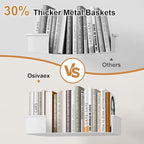 Gray 3 Tier Rolling Storage Cart on Wheels, Sturdy Metal Organizer Cart with Wheels and Handle, Three Tiered Utility Carts for Book, Art, Craft, Snack, Cleaning, Kitchen, Easy Assembly, Mesh Shelves