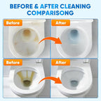 Toilet Bowl Cleaner Powder, Freshness Toilet Bowl Cleaner, Foaming Bathroom Sink Cleaner, Self Activating 5-Pack