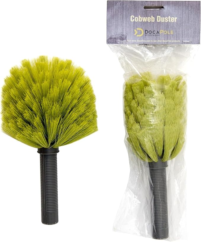 DOCA Telescoping Pole Attachment - Extension Pole for Cleaning, Feather Duster, Window Washing Kit, Paint Roller, Window Squeegee - High Reach Extendable Kit for Indoor & Outdoor - Cobweb Duster