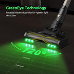 Ultenic Cordless Vacuum Cleaner, 600W 60KPA 65Mins, Stick Vacuum Cordless Rechargeable with Touch Screen, Self-Standing, 180° Lay-Flat, Anti-Tangle Handheld Vacuum Cleaners for Home/Pet Hair/Carpets