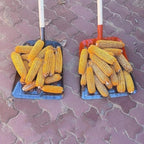 Gardening Grain Shovel, Manganese Steel Farm Sieve Shovel, Spade Collect Corn Cob with Mesh for Gardening Farm Tools