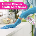 Mighty Mint Vinegar Cleaner, All-Purpose Spray, Spearmint Scent, 16oz