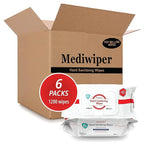 1200ct (200ct*6pk) Unscented Alcohol-Free Hand Sanitizing Wipes, Wet Wipe, Hand Sanitizer