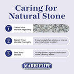 Granite & Quartz Cleaner, Safe & Powerful Granite Countertop Cleaner, Oil & Wax Free Quartz Countertop, Effective Stone Care & Cleaning, Ready-To-Use Refill Gallon