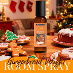 Linen and Room Spray, Fir & Cedar, Gingerbread, Christmas Apple, Long-Lasting Air Freshener for Home, Bedding, Concentrated Room Fragrance Spray, Odor Eliminator, 3 x 4.06 fl oz